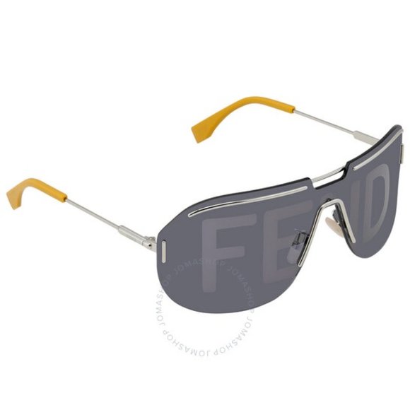 (SOLD) $259 *NEW* FENDI Gray Shield Ladies Sunglasses - Picture 14 of 16